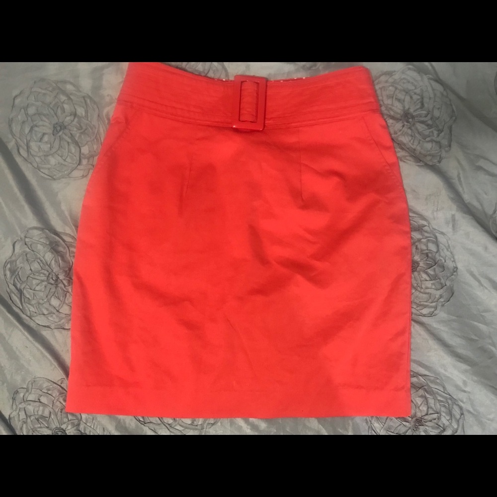 Red skirt
